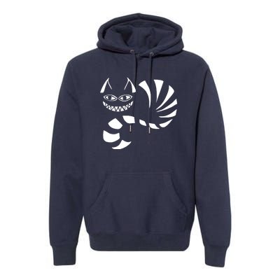 Cheshire Cat Alice In Wonderland Funny Premium Hoodie