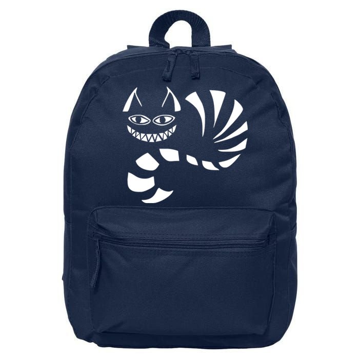 Cheshire Cat Alice In Wonderland Funny 16 in Basic Backpack