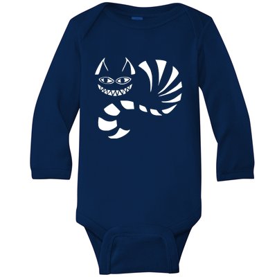 Cheshire Cat Alice In Wonderland Funny Baby Long Sleeve Bodysuit