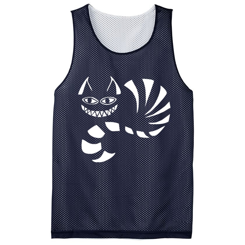 Cheshire Cat Alice In Wonderland Funny Mesh Reversible Basketball Jersey Tank