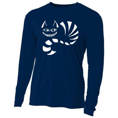 Cheshire Cat Alice In Wonderland Funny Cooling Performance Long Sleeve Crew