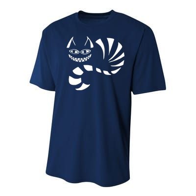 Cheshire Cat Alice In Wonderland Funny Youth Performance Sprint T-Shirt