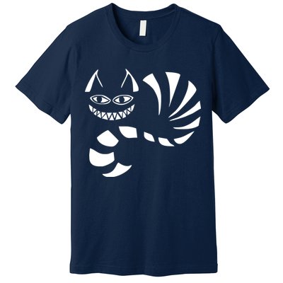 Cheshire Cat Alice In Wonderland Funny Premium T-Shirt