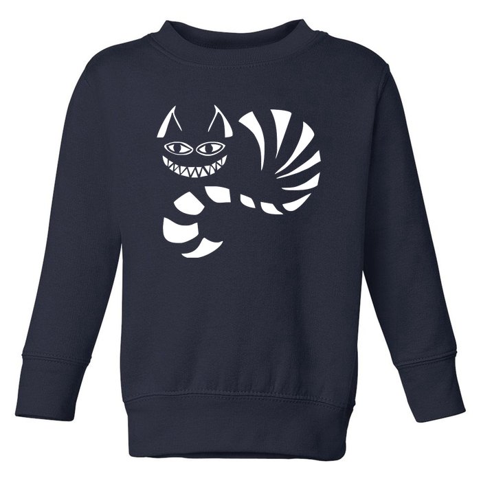 Cheshire Cat Alice In Wonderland Funny Toddler Sweatshirt