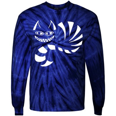 Cheshire Cat Alice In Wonderland Funny Tie-Dye Long Sleeve Shirt