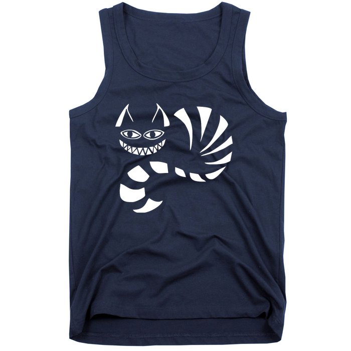 Cheshire Cat Alice In Wonderland Funny Tank Top