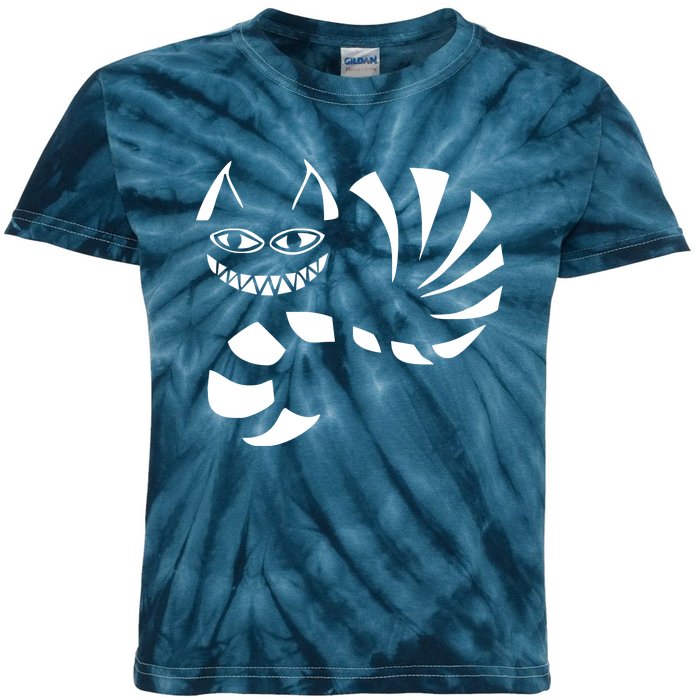 Cheshire Cat Alice In Wonderland Funny Kids Tie-Dye T-Shirt