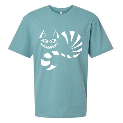 Cheshire Cat Alice In Wonderland Funny Sueded Cloud Jersey T-Shirt