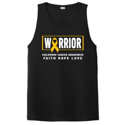 Childhood Cancer Awareness Meaningful Gift Great Gift Hood Cancer Warrior Gift PosiCharge Competitor Tank