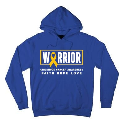 Childhood Cancer Awareness Meaningful Gift Great Gift Hood Cancer Warrior Gift Tall Hoodie