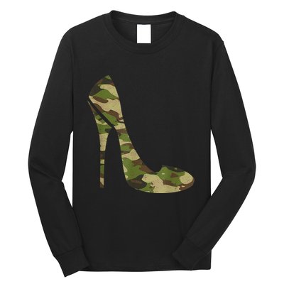 Cool Camouflage Art For Girl Camo Clothes Costume Camo Long Sleeve Shirt