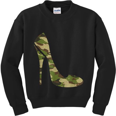 Cool Camouflage Art For Girl Camo Clothes Costume Camo Kids Sweatshirt
