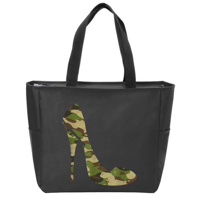 Cool Camouflage Art For Girl Camo Clothes Costume Camo Zip Tote Bag