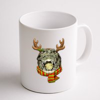 Christmas Crocodile Alligator Santa Clause Reindeer Xmas Coffee Mug