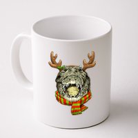 Christmas Crocodile Alligator Santa Clause Reindeer Xmas Coffee Mug