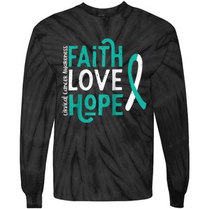 Cervical CANCER awareness gifts Raglan Baseball Tie-Dye Long Sleeve Shirt