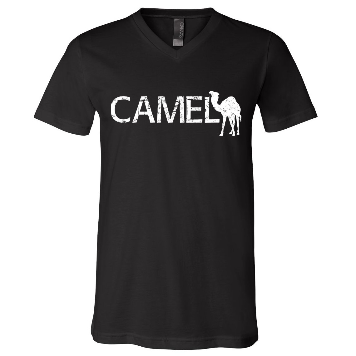 Camel V-Neck T-Shirt