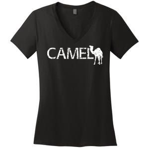 Camel Women's V-Neck T-Shirt