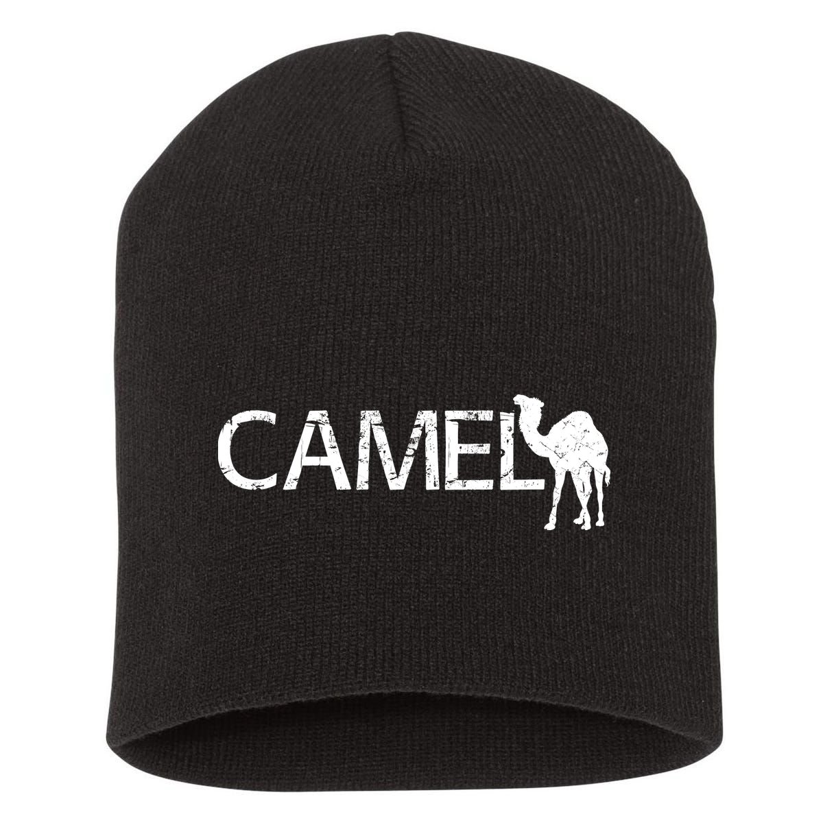 Camel Short Acrylic Beanie