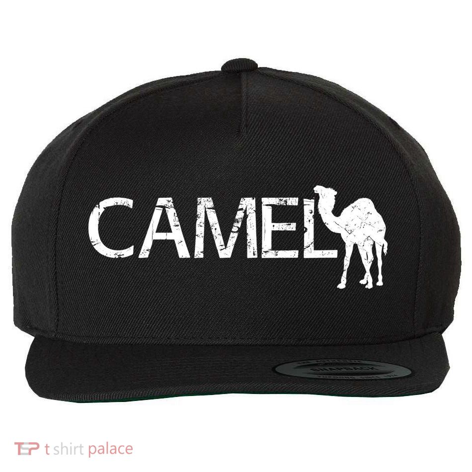 Camel Wool Snapback Cap