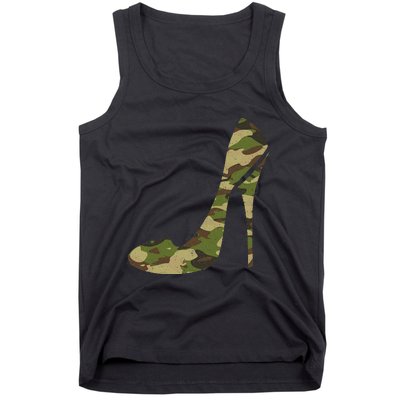 Cool Camouflage Art For Girl Camo Clothes Tank Top