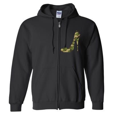 Cool Camouflage Art For Girl Camo Clothes Full Zip Hoodie