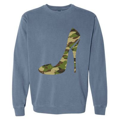 Cool Camouflage Art For Girl Camo Clothes Garment-Dyed Sweatshirt