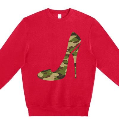 Cool Camouflage Art For Girl Camo Clothes Premium Crewneck Sweatshirt