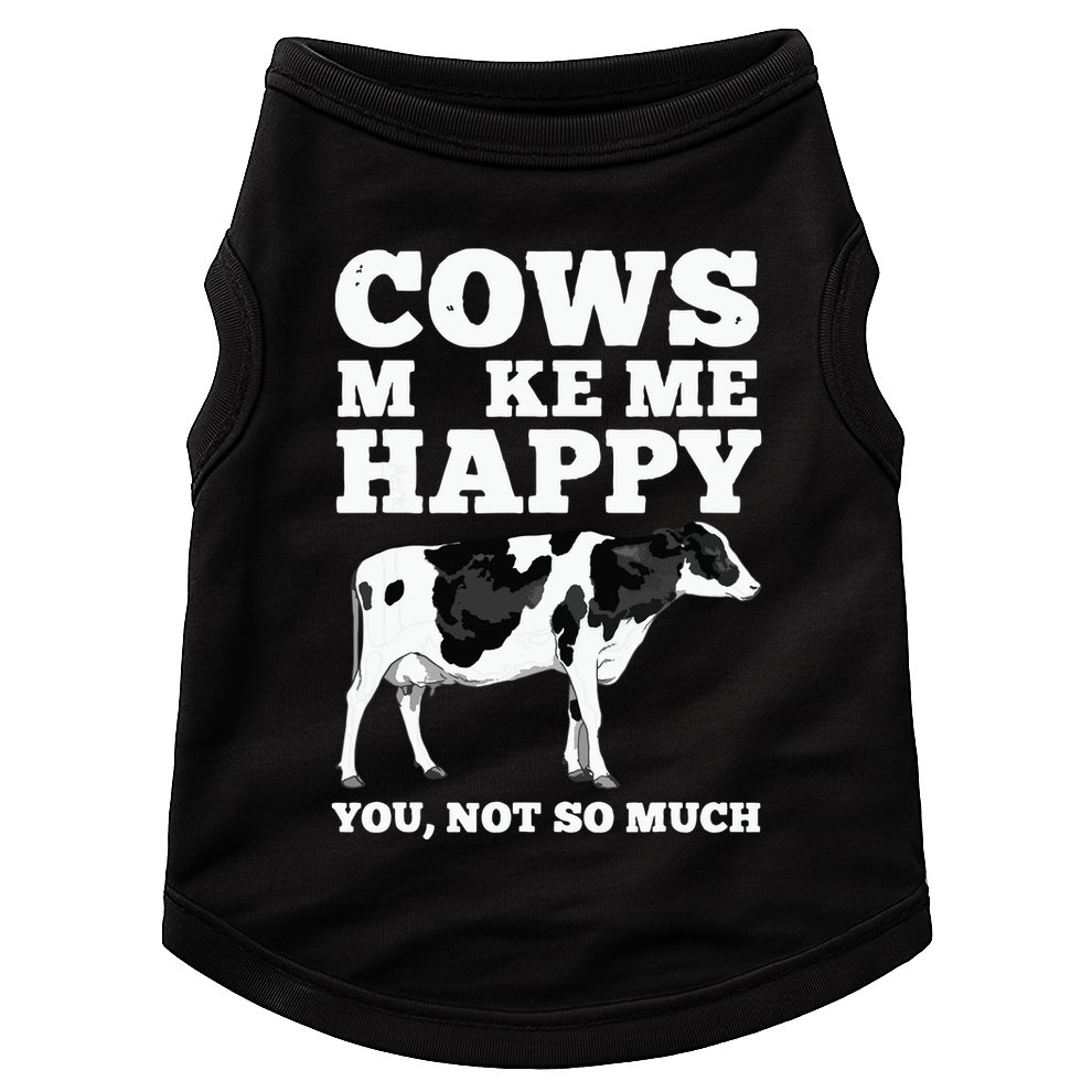 Cool Cow Art For Cow Farmer Dairy Cows Farm Animal Doggie Tank