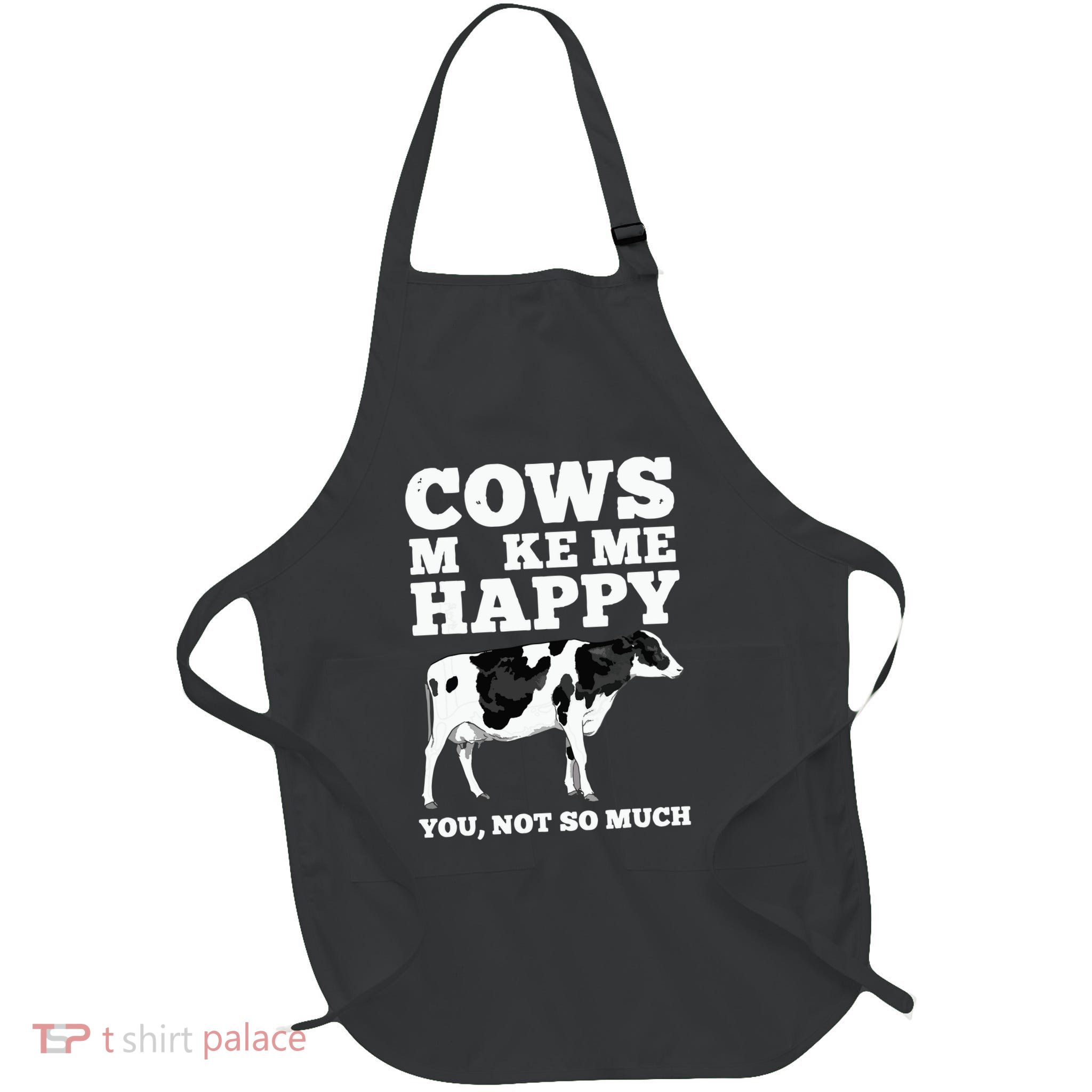 Cool Cow Art For Cow Farmer Dairy Cows Farm Animal Apron