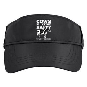 Cool Cow Art For Cow Farmer Dairy Cows Farm Animal Adult Drive Performance Visor