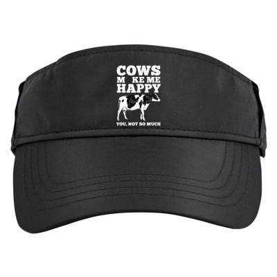Cool Cow Art For Cow Farmer Dairy Cows Farm Animal Adult Drive Performance Visor