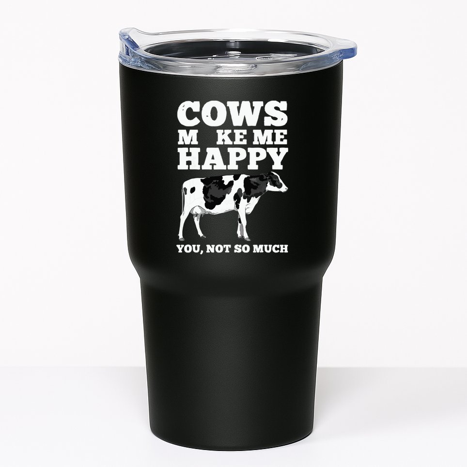 Cool Cow Art For Cow Farmer Dairy Cows Farm Animal Tumbler