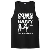 Cool Cow Art For Cow Farmer Dairy Cows Farm Animal PosiCharge Competitor Tank