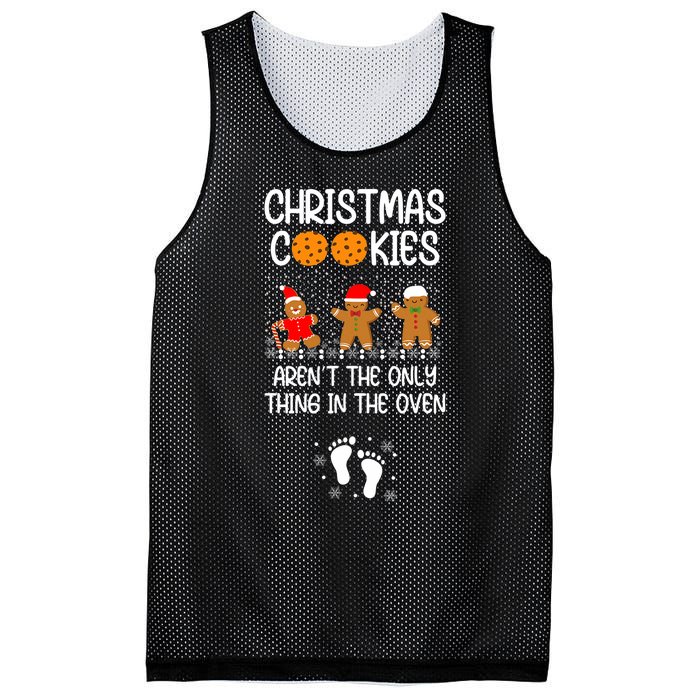 Christmas Cookies ArenT The Only Thing In The Oven Xmas Mesh Reversible Basketball Jersey Tank