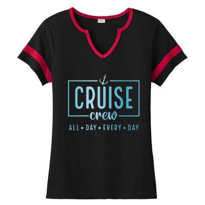 Cruise Crew All Day Everyday Ladies Halftime Notch Neck Tee