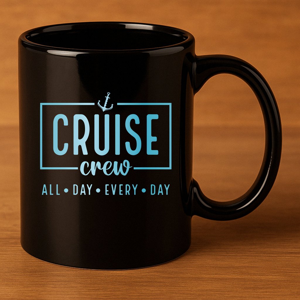 Cruise Crew All Day Everyday 11oz C Handle Ceramic Mug