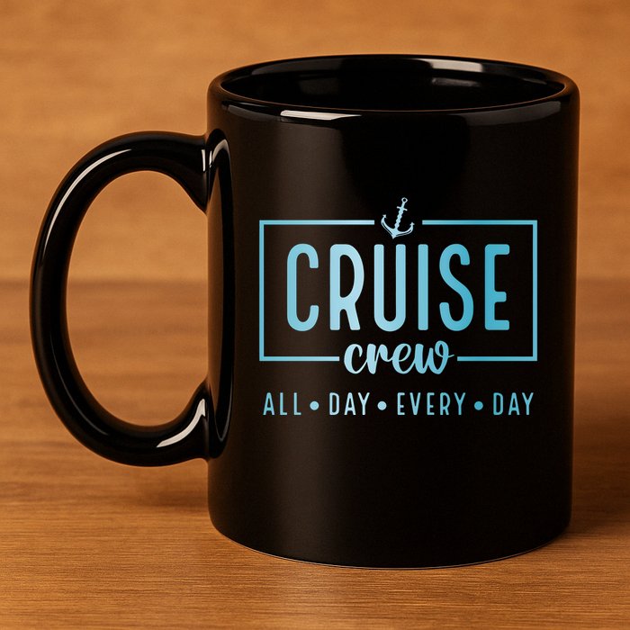 Cruise Crew All Day Everyday 11oz C Handle Ceramic Mug