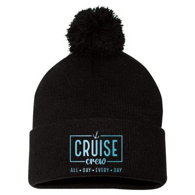 Cruise Crew All Day Everyday Pom Pom 12in Knit Beanie