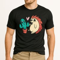 Cute Cactus And Hedgehog Cooling Performance Crew T-Shirt