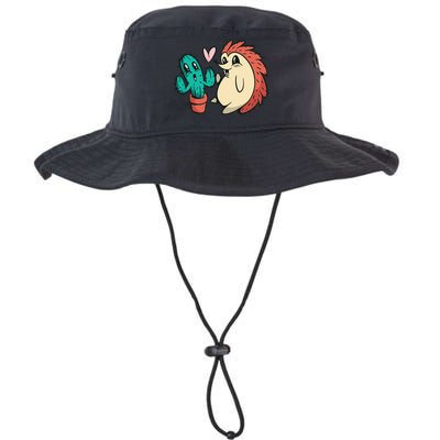 Cute Cactus And Hedgehog Bucket Hat