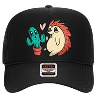 Cute Cactus And Hedgehog Trucker Hat