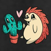 Cute Cactus And Hedgehog Trucker Hat