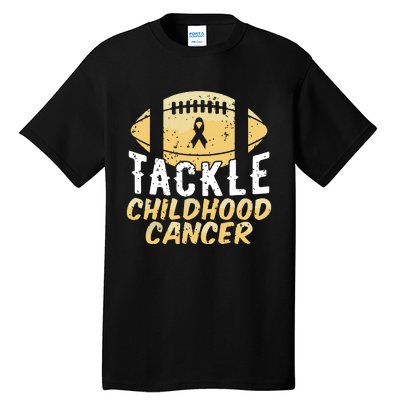 Childhood Cancer Awareness Tackle Childhood Cancer Football Tall T-Shirt