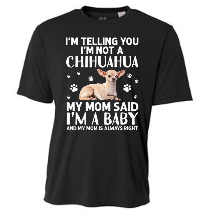 Cute Chihuahua Art For Women Mom Dog Breed Chihuahua Lovers Cooling Performance Crew T-Shirt