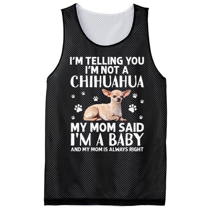 Cute Chihuahua Art For Women Mom Dog Breed Chihuahua Lovers Mesh Reversible Basketball Jersey Tank