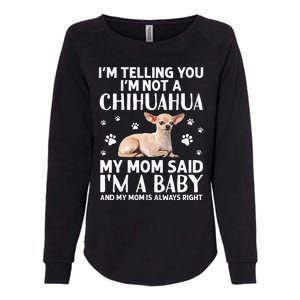 Cute Chihuahua Art For Women Mom Dog Breed Chihuahua Lovers Womens California Wash Sweatshirt