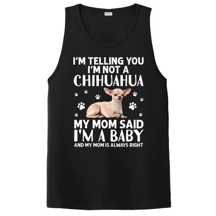 Cute Chihuahua Art For Women Mom Dog Breed Chihuahua Lovers PosiCharge Competitor Tank