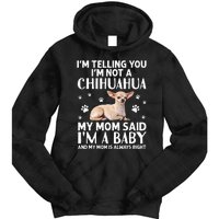 Cute Chihuahua Art For Women Mom Dog Breed Chihuahua Lovers Tie Dye Hoodie