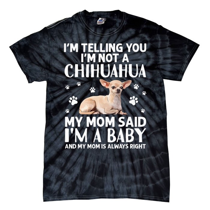 Cute Chihuahua Art For Women Mom Dog Breed Chihuahua Lovers Tie-Dye T-Shirt